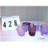 Image 1 : (5) TOOTHPICK HOLDERS - purple or lavendar