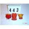 Image 1 : (3) TOOTHPICK HOLDERS - red