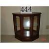 Image 1 : MAHOGANY GLASS FRONT DISPLAY CABINET -