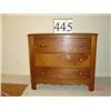 Image 1 : CHERRY 3 DRAWER CHEST OF DRAWERS
