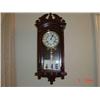 Image 1 : FREEMAN CLOCK CO. MAHOGANY WALL CLOCK