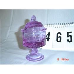 LAVENDAR GLASS PLATE "1776" - unmarked