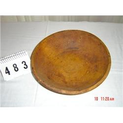 ROUND WOOD BOWL