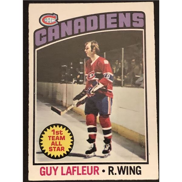 1976-77 O-PEE-CHEE Guy Lafleur (HOF)