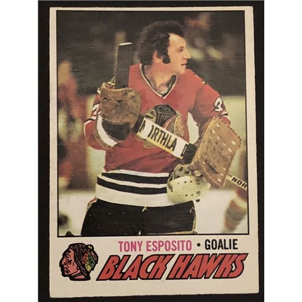 1977-78 O-PEE-CHEE Tony Esposito (HOF)