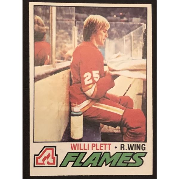 1977-78 O-PEE-CHEE Willi Plett (RC)