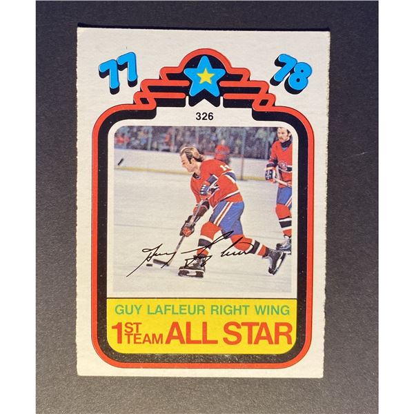 1978-79 O-PEE-CHEE Guy Lafleur AS (HOF)