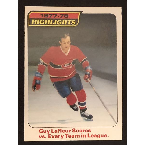 1978-79 O-PEE-CHEE Guy Lafleur HL (HOF)