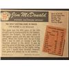 Image 2 : 1955 BOWMAN Jim McDonald (RC)