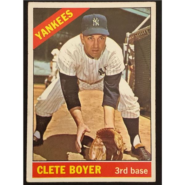 1966 TOPPS Clete Boyer