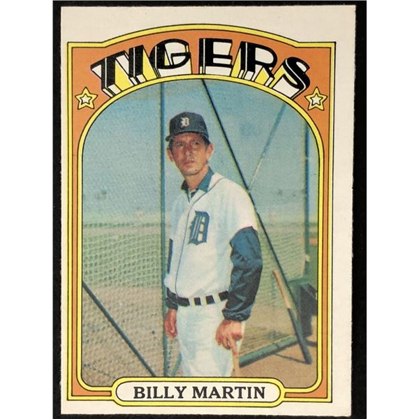 1972 O-PEE-CHEE Billy Martin