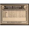 Image 2 : 1981 FLEER STAR STICKERS Andre Dawson (HOF)