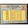 Image 2 : 1982 FLEER Carl Yastrzemski (HOF)