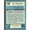 Image 2 : 1981-82 TOPPS Don Beaupre (RC)