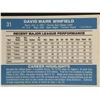 Image 2 : 1982 DONRUSS Dave Winfield (HOF)