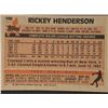 Image 2 : 1983 TOPPS Rickey Henderson (HOF)