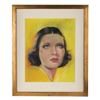 Image 1 : A Pastel Portrait of Actress Kay Francis.