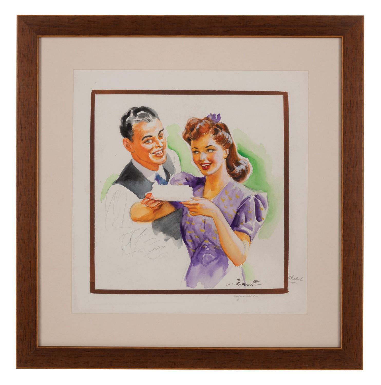 An Original Painting by Walter G. Ratterman.