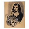 Image 1 : An Original Vampira Illustration by Charlie McGill.