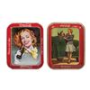 Image 1 : A Pair of Vintage Coca-Cola Trays.