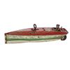 Image 3 : A Pair of Rare Tin Wind-Up Boat by Lindstrom.