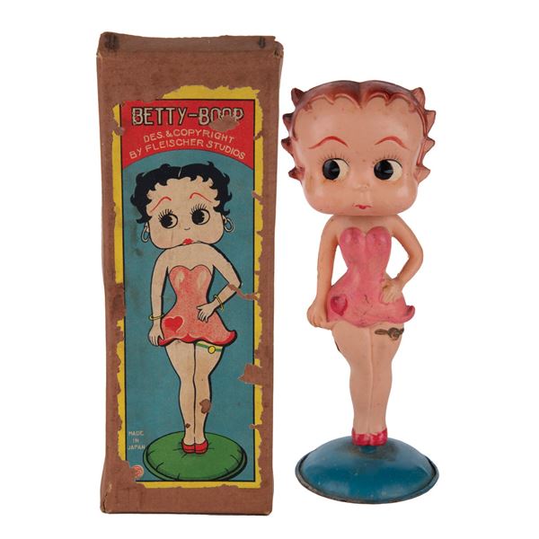 A Betty-Boop Celluloid Wind-Up Nodder.