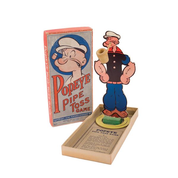 A Popeye Pipe Toss Game.