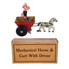Image 2 : Popeye Mechanical Horse & Driver Tin Toy by Marx.