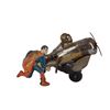 Image 1 : A Superman Rollover Plane Wind-Up Tin Toy.