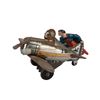 Image 2 : A Superman Rollover Plane Wind-Up Tin Toy.
