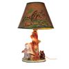 Image 1 : A Ceramic Davy Crockett  Lamp.