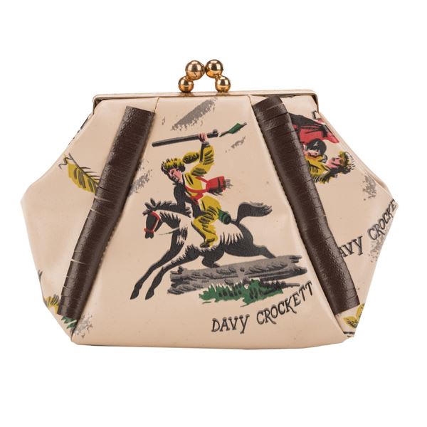 A Davy Crockett Ball Clasp Purse.