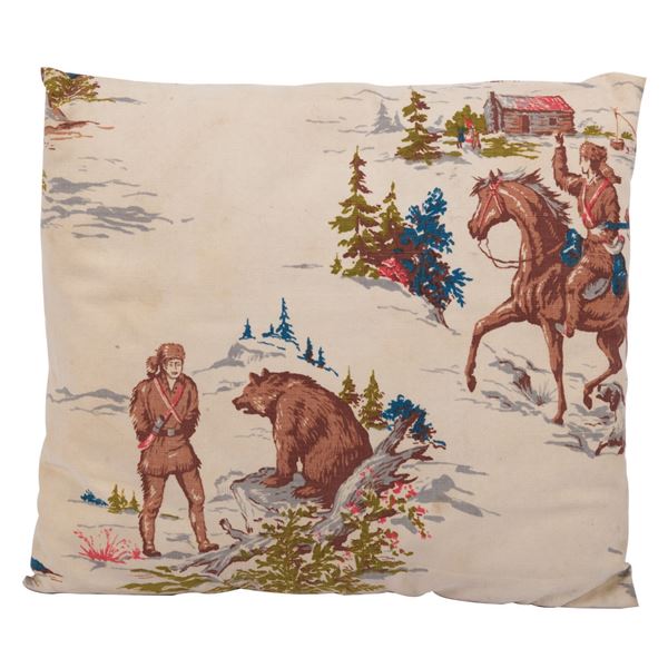 A Davy Crockett Pillow.