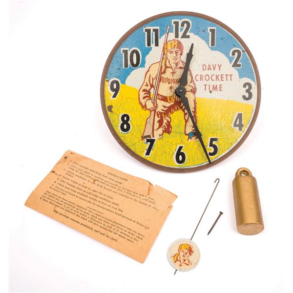 A Davy Crockett Children's Clock.
