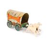Image 1 : A Davy Crockett Covered Wagon Tin Toy.
