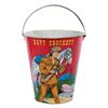 Image 1 : An Ohio Art  Davy Crockett Tin Pail.