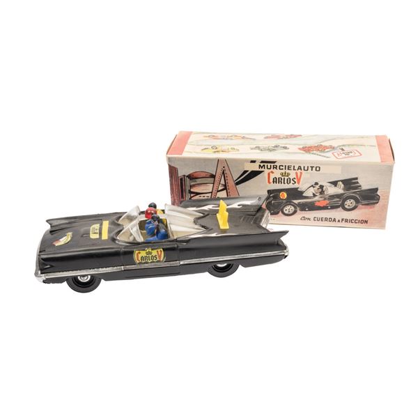 A Carlos V  Batmobile Friction Toy.