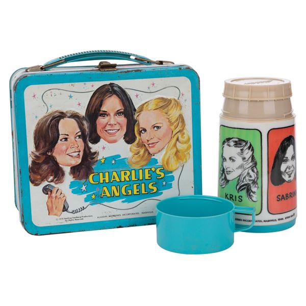 A Charlie's Angels Lunch Box & Thermos.
