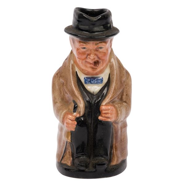 A Miniature Winston Churchill Toby Jug.