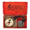 Image 1 : A Mickey Mouse Pocket Watch & Box by Ingersoll.