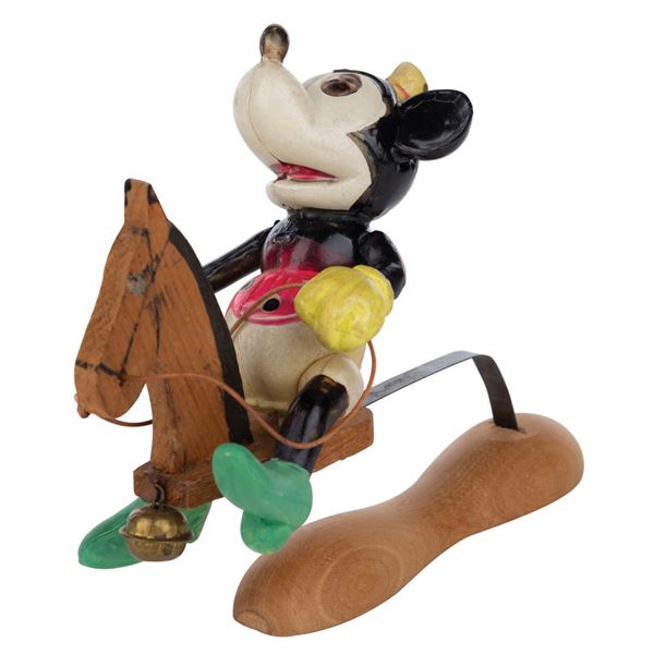 A Minnie Mouse Bouncing Toy.