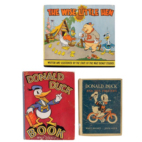 A Collection of Early Donald Duck Books.