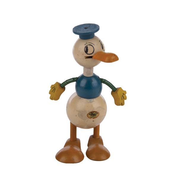 A Donald Duck Fun-E-Flex Toy.
