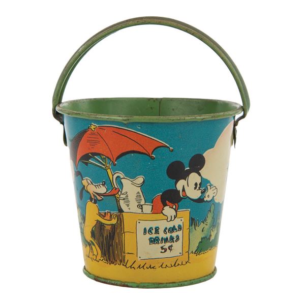 A Mickey & Friends Sand Pail by Ohio Art.
