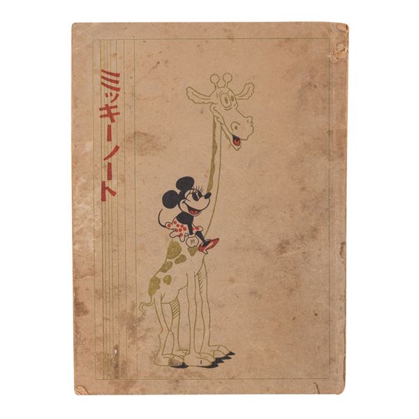 A 1930's Japanese Minnie Mouse Notebook.