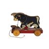 Image 1 : A Ferdinand the Bull Pull Toy by N.N. Hill Brass.