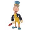 Image 1 : A Jiminy Cricket Wooden Jointed Doll by Ideal.