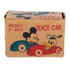 Image 2 : A Mickey Race Car Tin Toy.