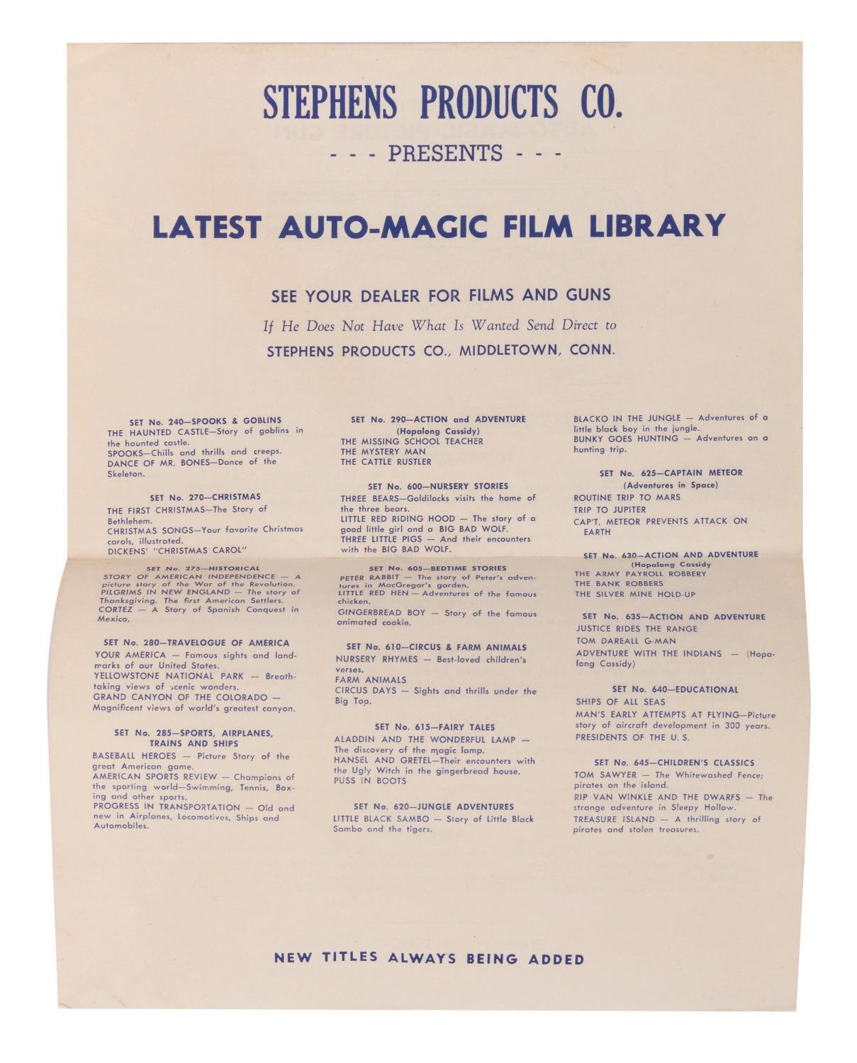 Walt Disney's Davy Crockett Auto-Magic Picture Gun.