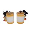 Image 2 : Pair of Mickey and Minnie China Jam Jars.